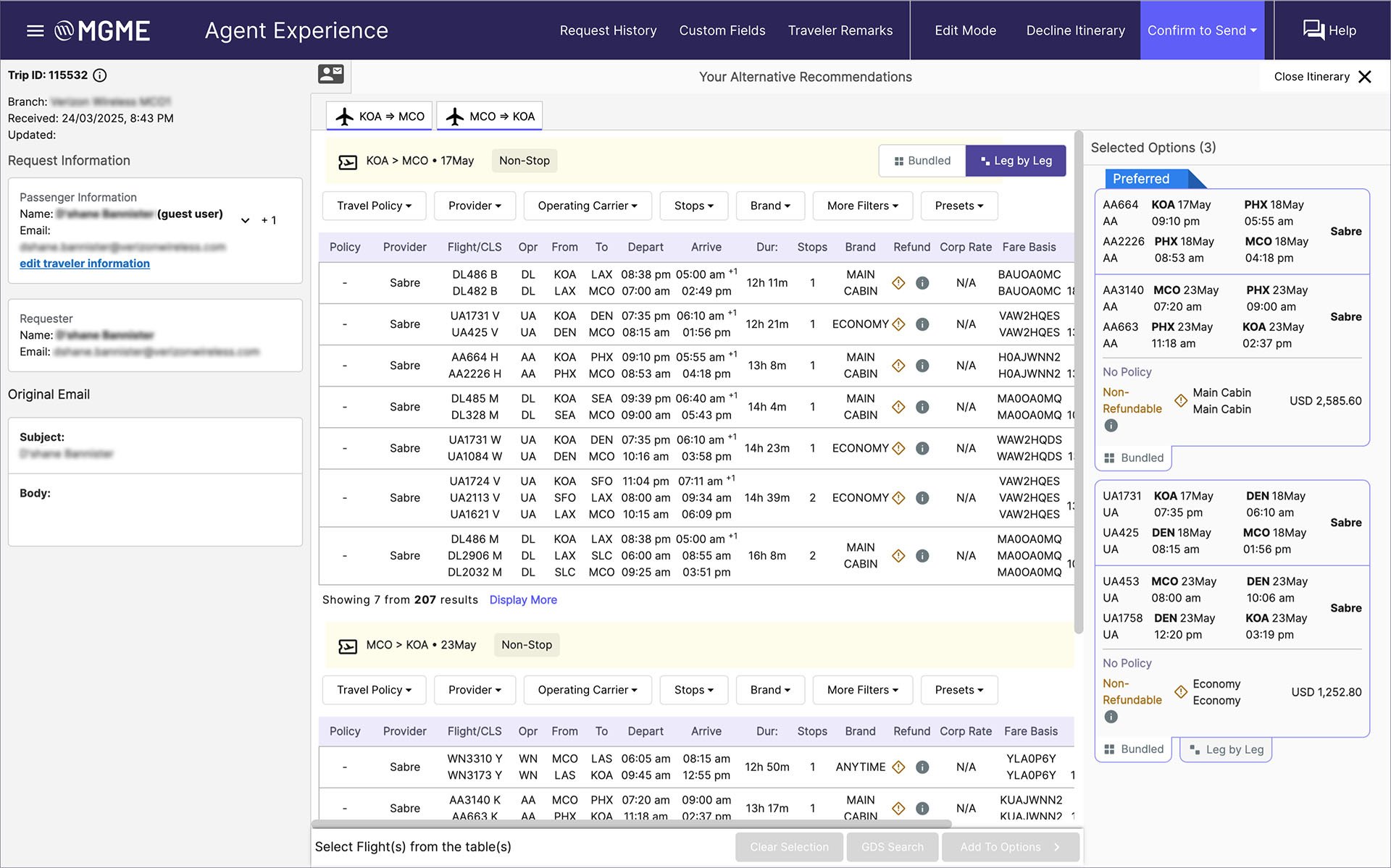 AMGiNE Agent Interface